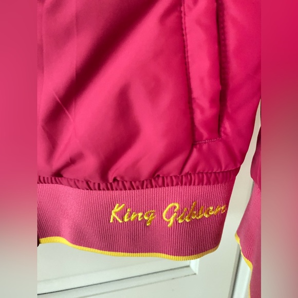 King Gibson Pink Insulated puffy coat Vest Removable sleeves Women's XS Golf - Picture 6 of 12